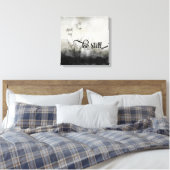 Seien Sie noch Biokonzept mit Tulips Leinwanddruck (Insitu (Schlafzimmer))