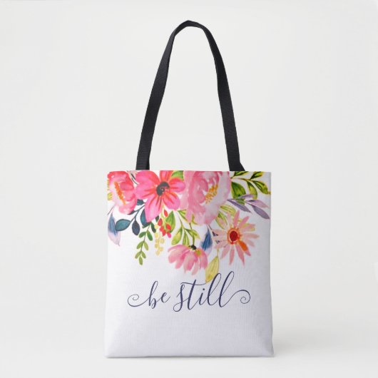 Seien Sie noch Blumenbeutel Tasche (Vorderseite)