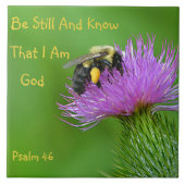 Seien Sie noch Hummel Fliese (Vorderseite)