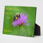 Seien Sie noch Hummel Fotoplatte (Seite)