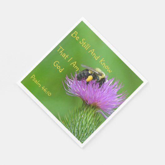 Seien Sie noch Hummel Serviette (Ecke)