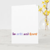 seien Sie noch Karte (Gelbe Blume)