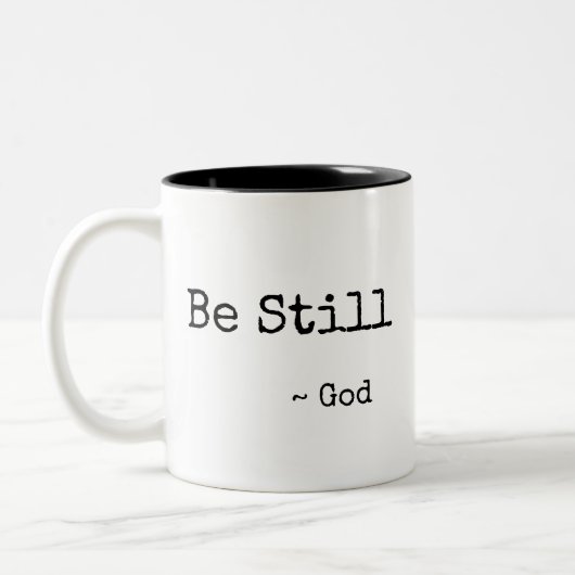 Seien Sie noch Tasse (Links)