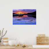 Seien Sie noch und wissen, dass ich Gott Psalm 46: Poster (Küche)