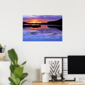 Seien Sie noch und wissen, dass ich Gott Psalm 46: Poster (Heimbüro)