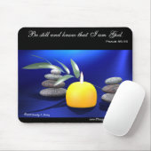 Seien Sie noch und wissen Sie, dass ich Gott bin. Mousepad (Mit Mouse)
