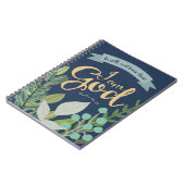 Seien Sie noch und wissen Sie, dass ich Gott bin, Notizblock (Linke Seite)