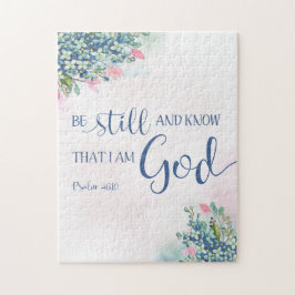 Seien Sie noch und wissen Sie, dass ich Gott bin, Puzzle