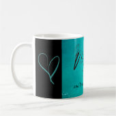 Seien Sie noch und wissen Sie, dass ich Kaffeetasse (Links)