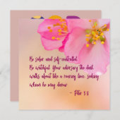 Seien Sie nüchtern und selbstkontrollieren Sie Chr (Vorne/Hinten)