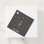 Seien Sie offen Chakra & Samen des Lebens Geschenkanhänger (Beispiel)