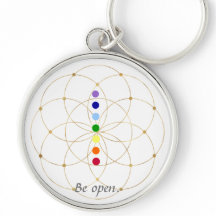 Seien Sie offen Chakra & Samen des Lebens