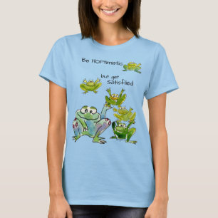 Seien Sie optimistisch und erhalten Sie zufriedene T-Shirt
