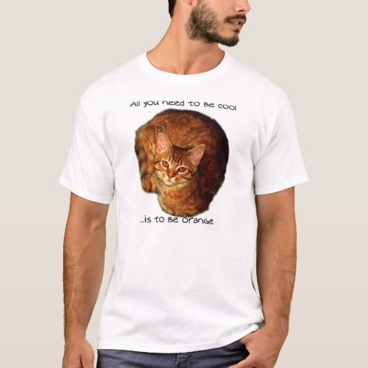 seien Sie orange T-Shirt (Vorderseite)