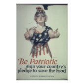Seien Sie Patriotisches Glossarenplakat Poster (Vorderseite)