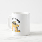 Seien Sie pawsome Funny Phantastisch Cat Pub Kaffeetasse (Vorderseite Links)