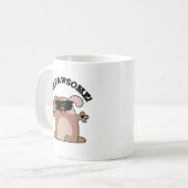 Seien Sie pawsome Funny Phantastisch Dog Pub Kaffeetasse (Vorderseite Links)