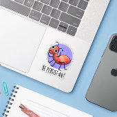 Seien Sie Persist-ant Funny Ant Pun Aufkleber (Laptop mit iPhone)
