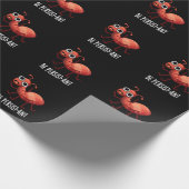 Seien Sie Persist-ant Funny Ant Pun Dark BG Geschenkpapier (Ecke)