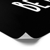 Seien Sie Persist-ant Funny Ant Pun Dark BG Poster (Ecke)