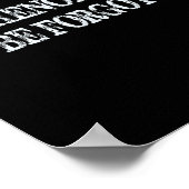Seien Sie phänomenal oder vergessen Sie es - Motiv Poster (Ecke)