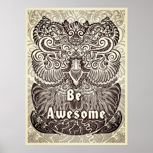 Seien Sie Phantastisch - positives Zitat Poster (Vorne)
