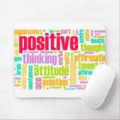 Seien Sie positiv! Bleibe Sie positiv! Mousepad (Mit Mouse)