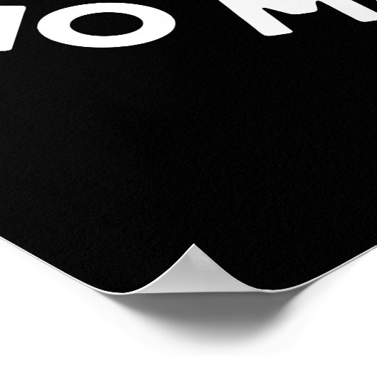 Seien Sie positiv, egal, was die Wissenschaft ange Poster (Ecke)