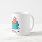 Seien Sie positiv inspirierend Kaffeetasse (VorderseiteRechts)
