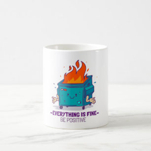 Seien Sie positiv inspirierend Kaffeetasse