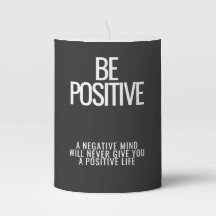 Seien Sie positiv inspirierende Säulenkante
