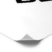 Seien Sie positiv lustig Physik Atom Pun Poster (Ecke)