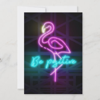 Seien Sie positiv Neon Art
