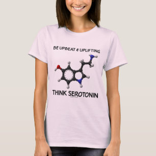 Seien Sie positiv und emporhebend denken Sie T-Shirt