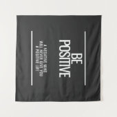 Seien Sie positiver Wandteppich (Vorderseite (Horizontal))