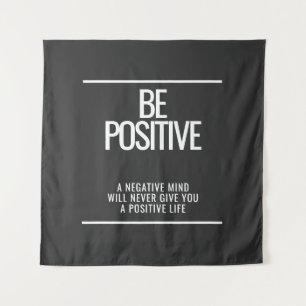 Seien Sie positiver Wandteppich