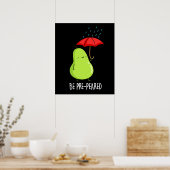 Seien Sie präpezifische, sonnige Birne in Regen pu Poster (Küche)