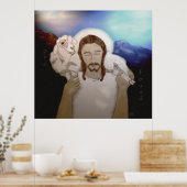 Seien Sie Pro gefunden (die gute Hirte) Poster (Küche)