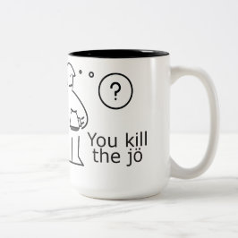 seien Sie, Rückspulen nett Zweifarbige Tasse