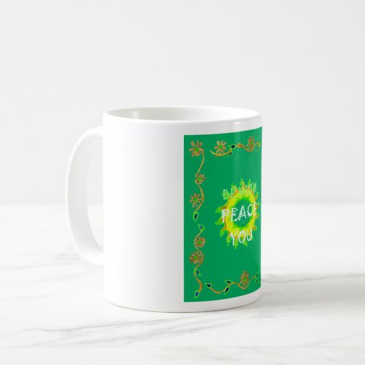 Seien Sie ruhig Kaffeetasse (Vorderseite Links)