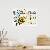 Seien Sie ruhig Poster (Küche)