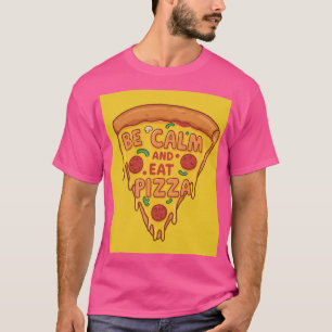Seien Sie ruhig und essen Sie Pizza-T - Shirt