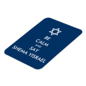 Seien Sie ruhig und sagen Sie Shema Yisrael Magnet (Linke Seite)
