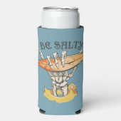 Seien Sie salzig Skelett & Surfboard Selters Dosenkühler (Seltzer Vorderseite)