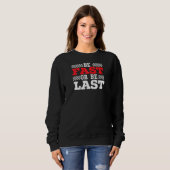 Seien Sie schnell oder ziehen Sie die Turbospur de Sweatshirt (Vorne ganz)