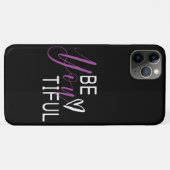 Seien Sie schön zitiert Schöne Herztypografie Case-Mate iPhone Hülle (Rückseite (Horizontal))