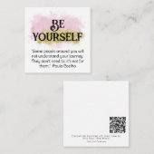 *~* SEIEN SIE SELBST AP62 Coelho flache Note Card Mitteilungskarte (Vorne/Hinten)