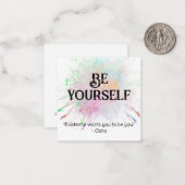 *~* SEIEN SIE SELBST AP62 Osho Liebe Self-Flat Not Mitteilungskarte (Vorderseite/Rückseite Beispiel)