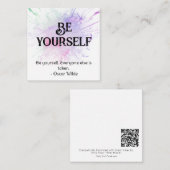 *~* SEIEN SIE SELBST AP62 Pastel Burst Flat Note C Mitteilungskarte (Vorne/Hinten)