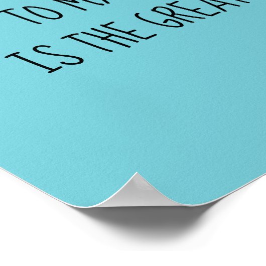 Seien Sie selbst Emerson Zitat von Bird Poster (Ecke)